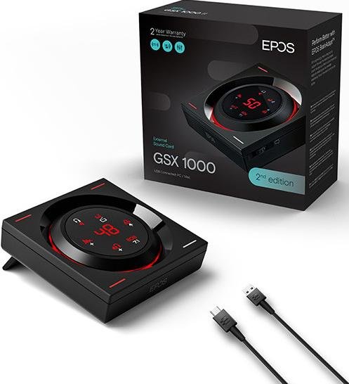 Зовнішня Sennheiser EPOS GSX 1000 2nd Edition 7.1 Black (1001150)