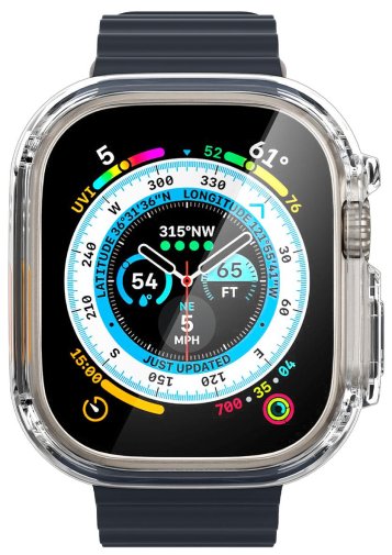 Чохол Spigen for Apple Watch Ultra 49mm - Ultra Hybrid Crystal Clear (ACS05459)
