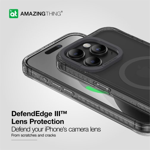 Чохол AMAZINGthing for iPhone 15 Pro Max Titan Pro Case MagSafe Black (IP156.7PTMBK)