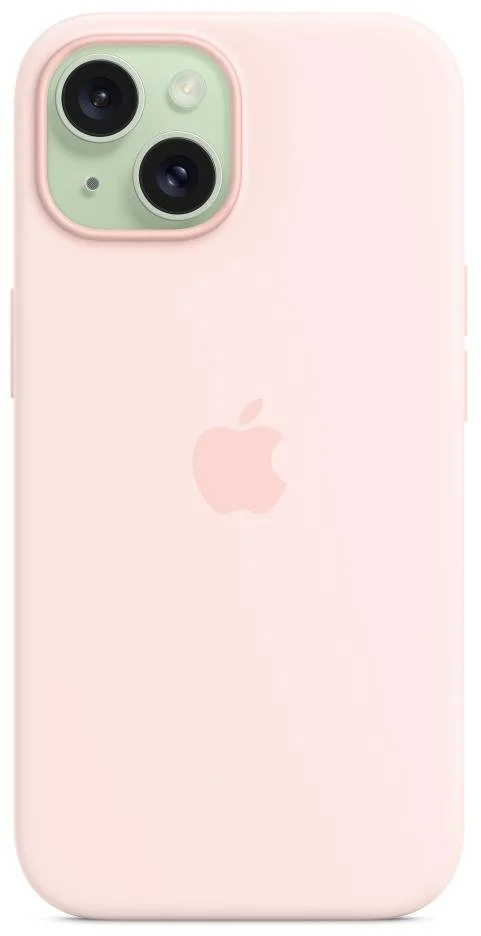 Фото: Чохол Apple for iPhone 15 - Silicone Case with MagSafe Light Pink (MT0U3) № 12 | KTC