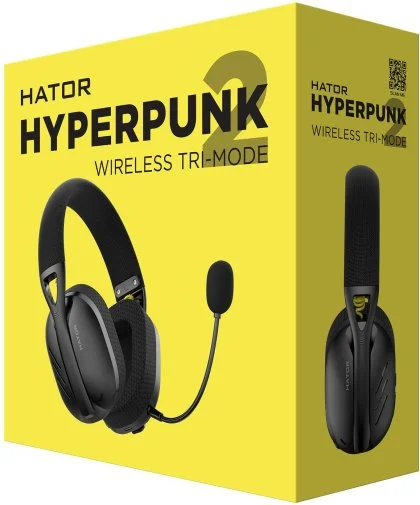 Фото: Гарнітура Hator Hyperpunk 2 Wireless Tri-mode Black (HTA-855) № 12 | KTC
