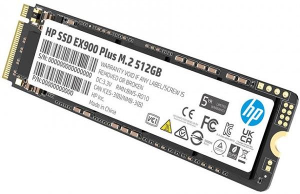 SSD-накопичувач HP EX900 Plus 2280 PCIe 3.0 x4 NVMe 500GB Retail (35M33AA)