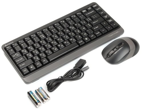 Комплект клавіатура+миша A4tech Fstyler FG1110 Wireless Grey (FG1110 (Grey))