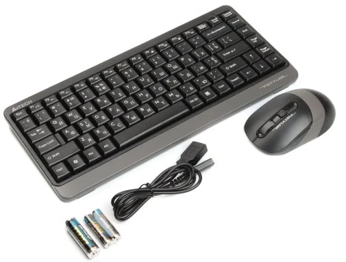 Фото: Комплект клавіатура+миша A4tech Fstyler FG1110 Wireless Grey (FG1110 Grey) № 7 | KTC