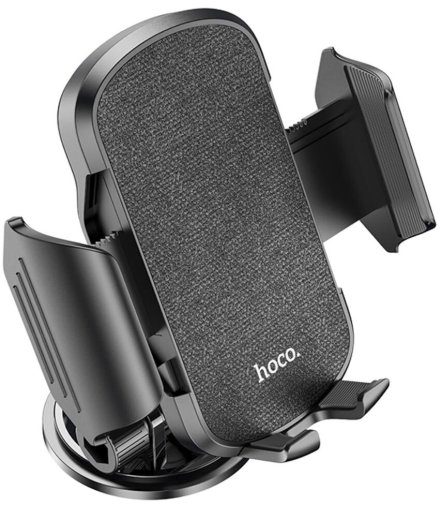Кріплення для мобільного телефону Hoco CA82 Just fast suction cup car holder Black (6931474745767)