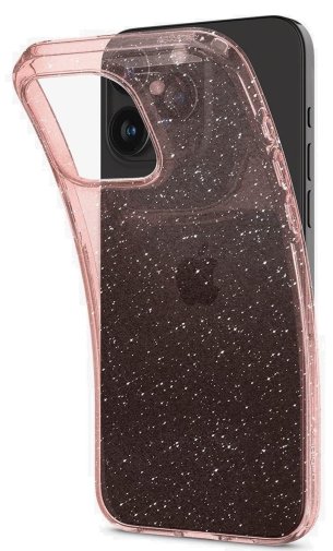 Чохол Spigen for Apple iPhone 15 Pro - Liquid Crystal Glitter Rose Quartz (ACS06702)