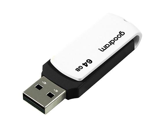 Флешка USB GOODRAM Colour Mix 64GB White/Black (UCO2-0640KWR11)