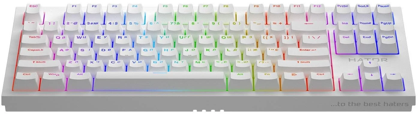 Фото: Клавіатура Hator Skyfall 2 TKL Pro USB White (HTK-751) № 9 | KTC