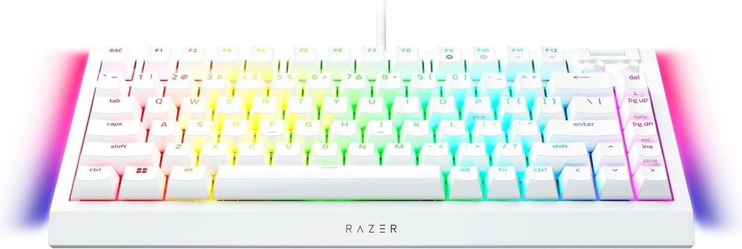 Клавіатура Razer BlackWidow V4 75 White (RZ03-05001700-R3M1)