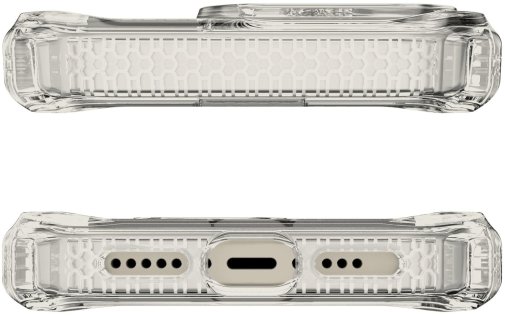 Чохол iTSkins for iPhone 15 Pro Supreme R Clear with MagSafe Transparent white (AP5X-MGCLR-TRPR)