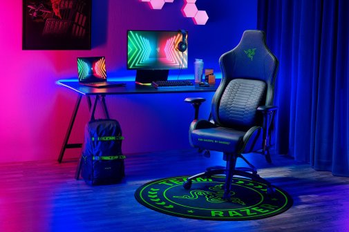 Килимок під крісло Razer Team Floor Rug Black/Green