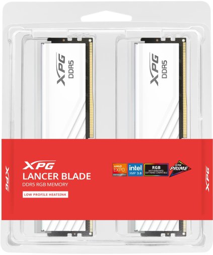 Оперативна пам’ять A-Data XPG Lancer Blade RGB White DDR5 2x16GB (AX5U6000C3016G-DTLABRWH)