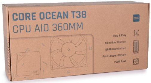 Система рідинного охолодження Alphacool Core Ocean T38 AIO 360mm (13052)