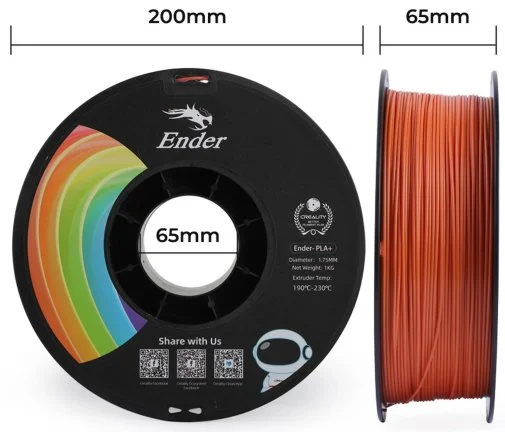 Фото: Пластик (філамент) для 3D друку Creality 3D PLA Plus Filament Orange (3301010307) № 11 | KTC