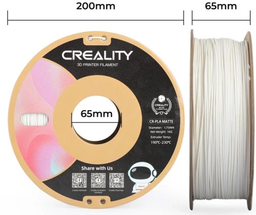 Філамент Creality 3D PLA Filament White (3301010296)