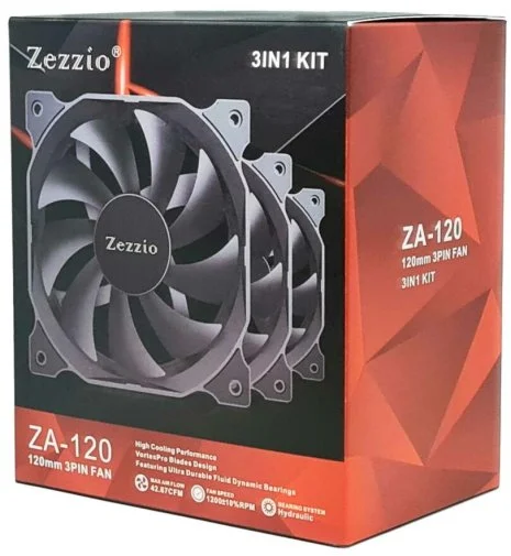 Фото: Кулер Zezzio ZA-120 3in1 Kit № 10 | KTC