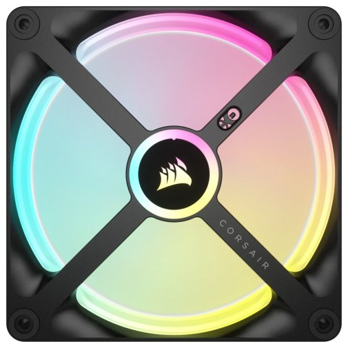 Кулер Corsair iCUE LINK QX140 RGB 140mm PWM PC Fans Starter Kit with iCUE LINK System Hub (CO-9051004-WW)