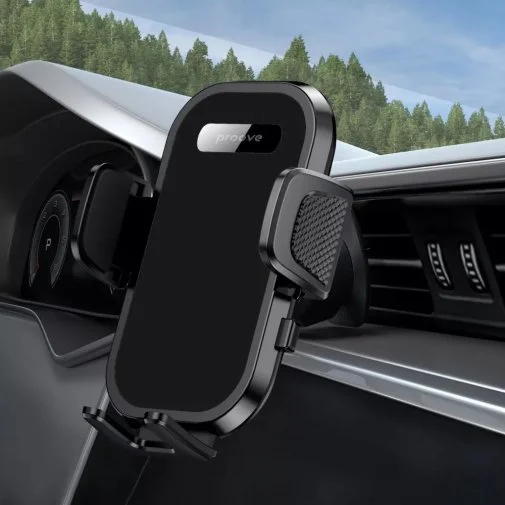 Фото: Кріплення для мобільного телефону Proove Longway Silicone Air Outlet Car Mount Black (CHLW00000001) № 12 | KTC