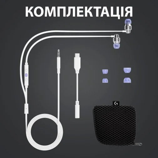 Фото: Навушники Logitech G333 White (981-000930) № 25 | KTC