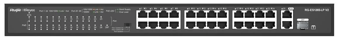 Фото: Комутатор Ruijie RG-ES126S-LP V2 № 7 | KTC