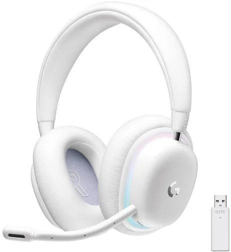 Фото: Гарнітура Logitech G735 Off White (981-001083) № 13 | KTC