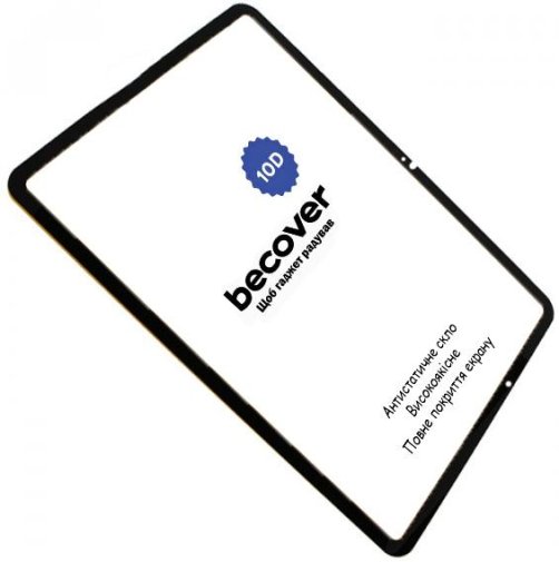 Захисне скло BeCover for Samsung Galaxy Tab A9 Plus SM-X210/SM-X215/SM-X216 - 10D Black (710586)