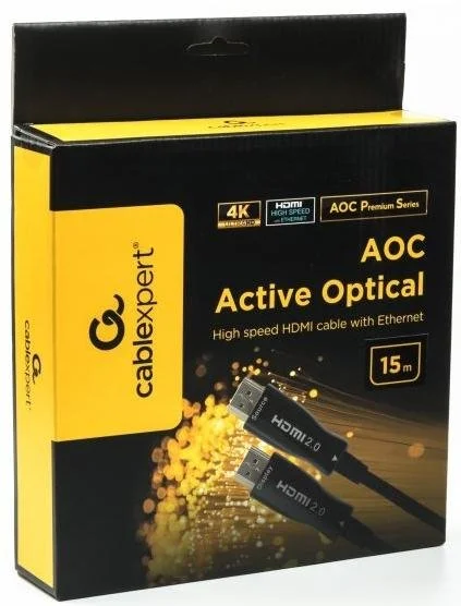 Фото: Кабель Cablexpert AOC v2.0 HDMI / HDMI 15m Black (CCBP-HDMI-AOC-15M) № 6 | KTC