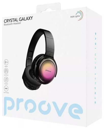 Гарнітура Proove Crystal Galaxy Transparent Black (HPCG00010001)