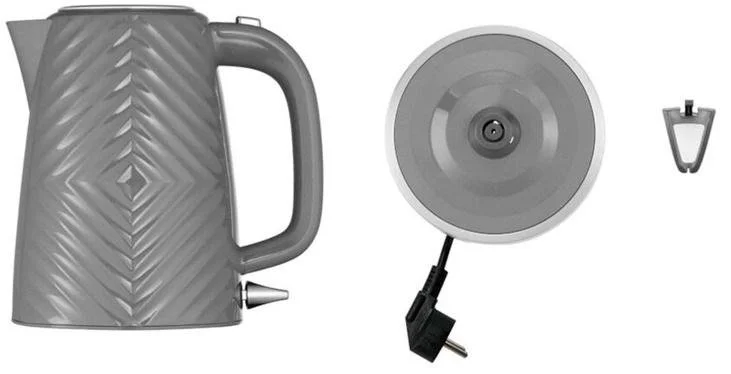 Фото: Електрочайник Russell Hobbs Groove Grey (26382-70) № 15 | KTC