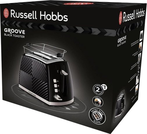 Тостер Russell Hobbs Groove Black (26390-56)