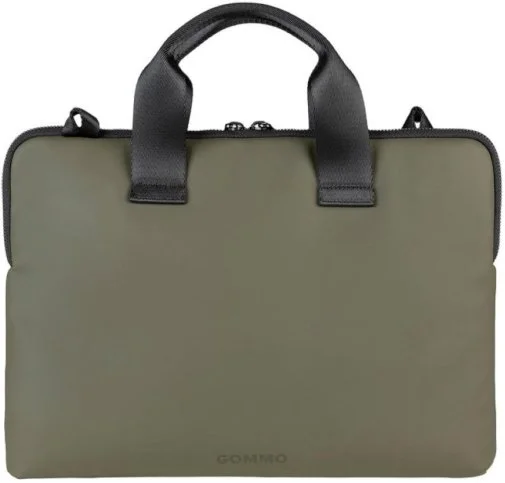 Фото: Сумка для ноутбука Tucano Gommo Super Slim 14/15 Military Green (BSGOM1314-VM) № 8 | KTC