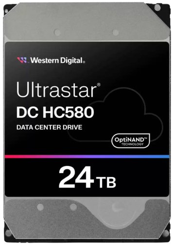 Жорсткий диск Western Digital Ultrastar DC HC580 SATA III 24TB (0F62796)