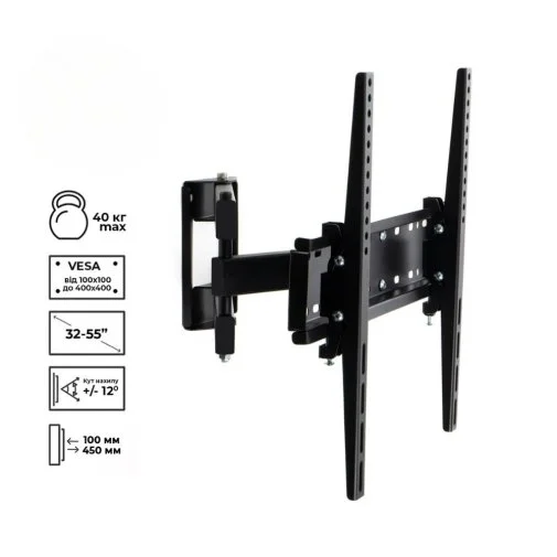 Фото: Кронштейн CHARMOUNT TV04T-R3 Black № 19 | KTC