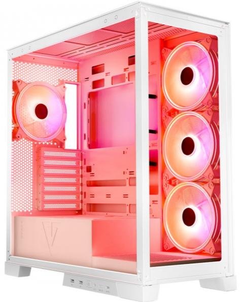 Корпус ModeCom Volcano Space Apex ARGB Midi White with window (AT-SPACE-PG-20-000000-000)