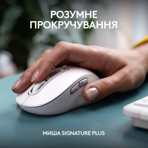 Фото: Комплект клавіатура+миша Logitech Signature Slim Combo MK950 Off White (920-012491) № 20 | KTC