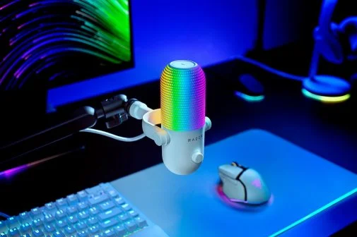 Фото: Мікрофон Razer Seiren V3 Chroma White (RZ19-05060200-R3M1) № 13 | KTC