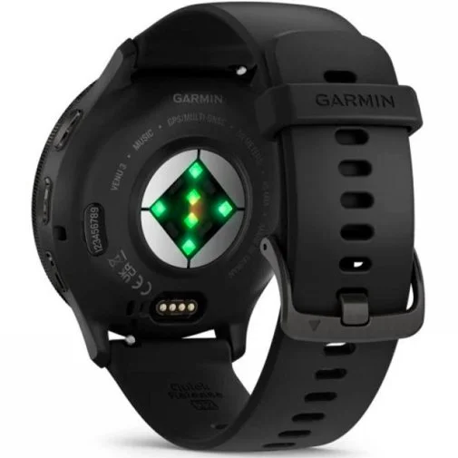 Фото: Смарт годинник Garmin Venu 3 Slate Stainless Steel Bezel with Black Case and Silicone Band (010-02784-01) № 13 | KTC