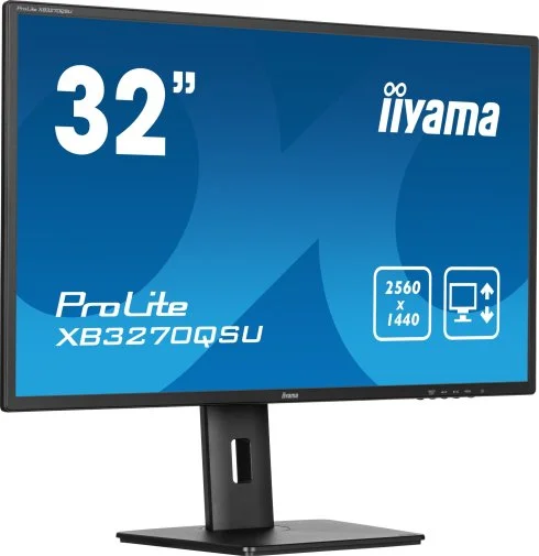 Фото: Монітор iiyama ProLite X3270QSU-B1 Black - 31.5" IPS / 2560×1440 / 100 Гц / HAS № 16 | KTC