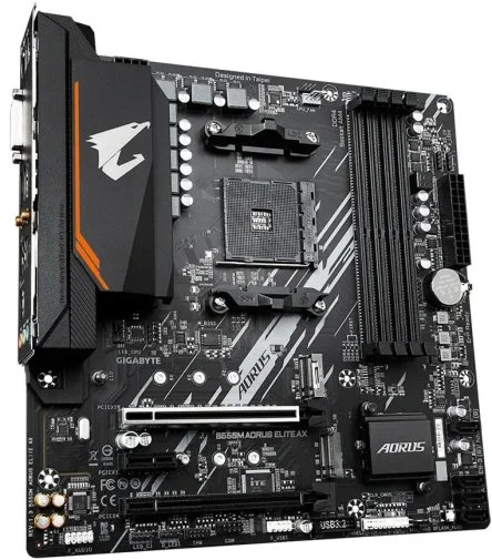 Фото: Материнська плата Gigabyte B550M AORUS ELITE AX № 6 | KTC
