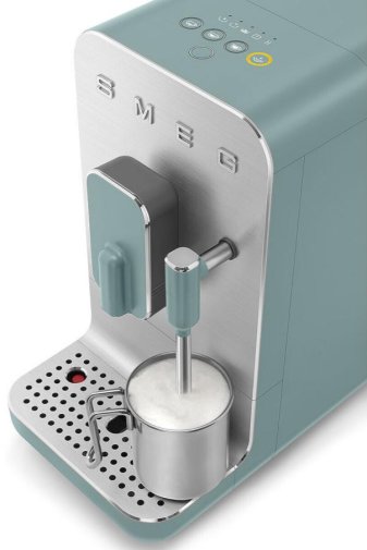 Кавомашина Smeg Coffee Machine With Steam Wand Emerald Green (BCC12EGMEU)