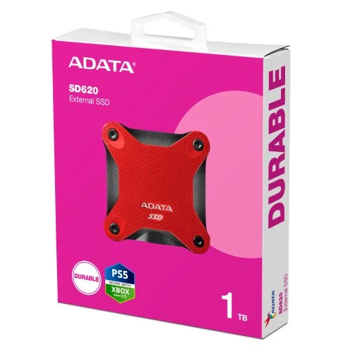 Фото: Зовнішній SSD-накопичувач A-Data SD620 1TB Red (SD620-1TCRD) № 12 | KTC