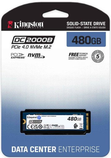 SSD-накопичувач Kingston DC2000B 2280 PCIe 4.0 x4 NVMe 480GB (SEDC2000BM8/480G)