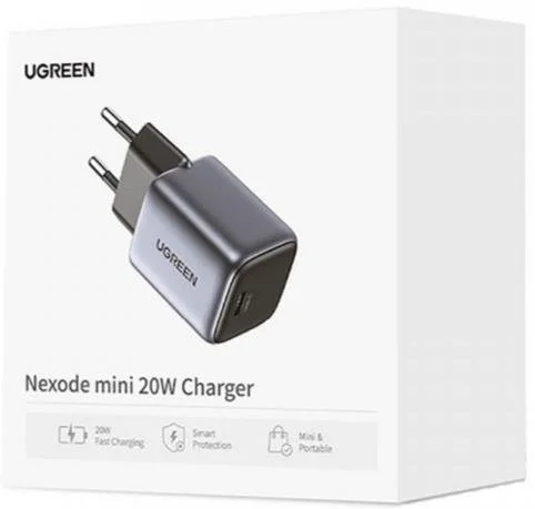Фото: Зарядний пристрій UGREEN Nexode mini CD318 20W Gray (90664) № 8 | KTC