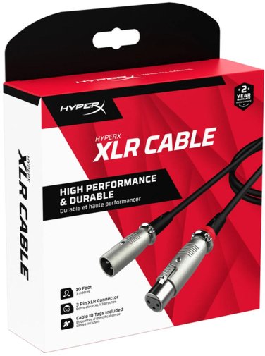  Кабель HyperX XLR 3m Black (6Z2B9AA)