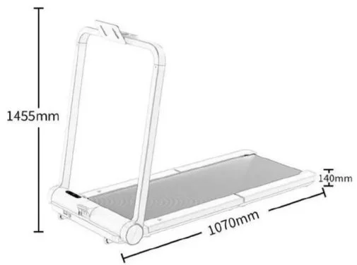 Фото: Бігова доріжка KingSmith MC21F Walkingpad Treadmill Black (TRMC21F) № 11 | KTC