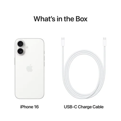 Смартфон Apple iPhone 16 128GB White (MYE93) купити в Україні
