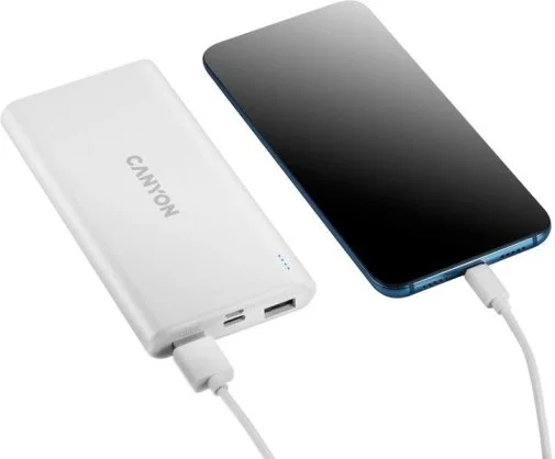 Фото: Батарея універсальна Canyon PB-106 10000mAh White (CNE-CPB1006W) № 10 | KTC
