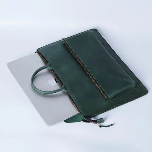 Фото: Чохол INCARNE Maryland 16 - MacBook Pro15 2012-2015 / Pro16 2019-2024 Green № 32 | KTC