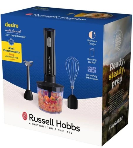 Блендер Russell Hobbs 27141-56 Desire Matte Charcoal 3 in 1 Hand Blender