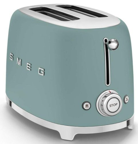 Тостер Smeg Retro Style Emerald Green Matte (TSF01EGMEU)